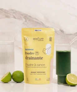 Polvere drenante al gusto di limone – 1 mese di trattamento – 6,5 g/giorno EPYCURE