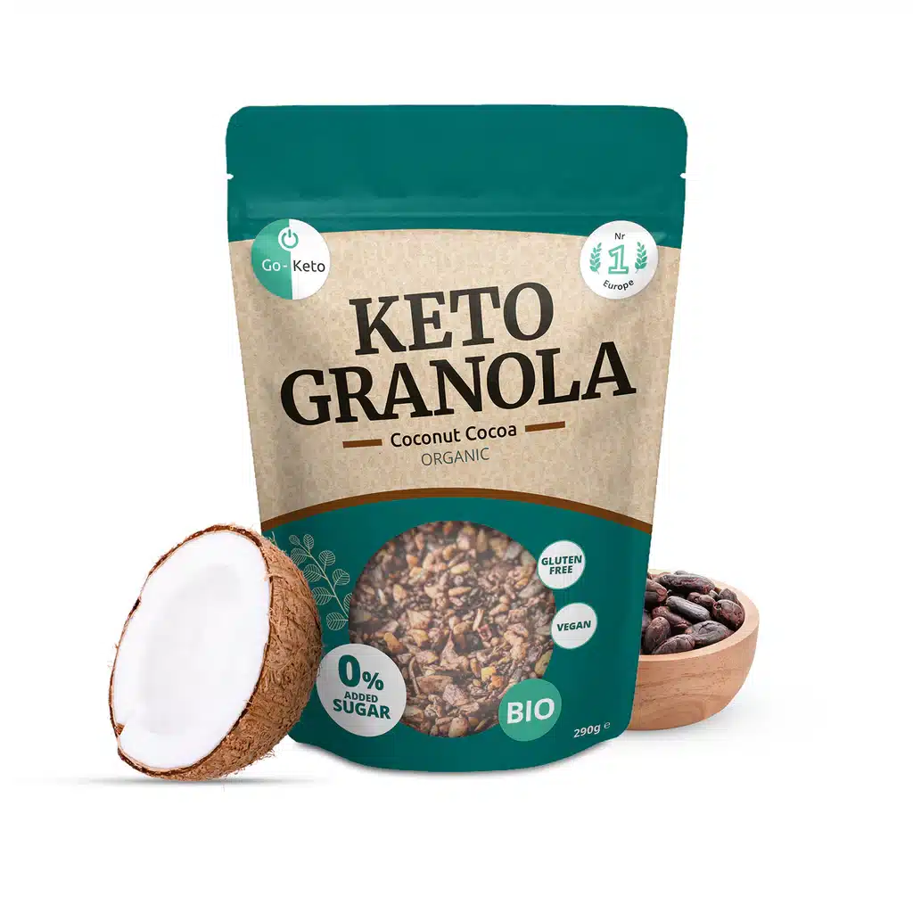 Keto Granola Biologica Cocco e Cioccolato 290g