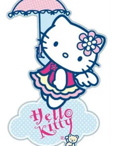 SAGOMA ADESIVA con HELLO KITTY in gommapiuma DECOFUN