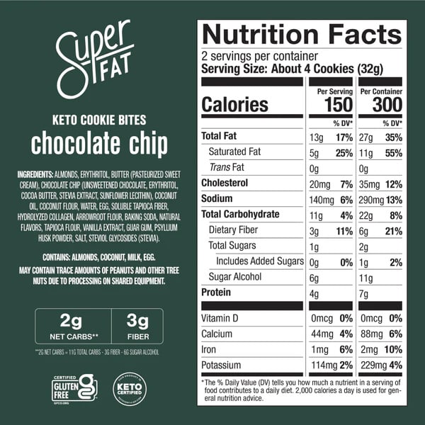 Super Fat Cookies Chocolate Chips 65gr - immagine 4