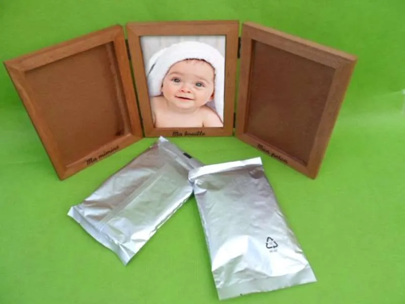 Kit Impronta Neonato di Mani e Piedi per creare impronte ricordo dei vostri bambini - immagine 2