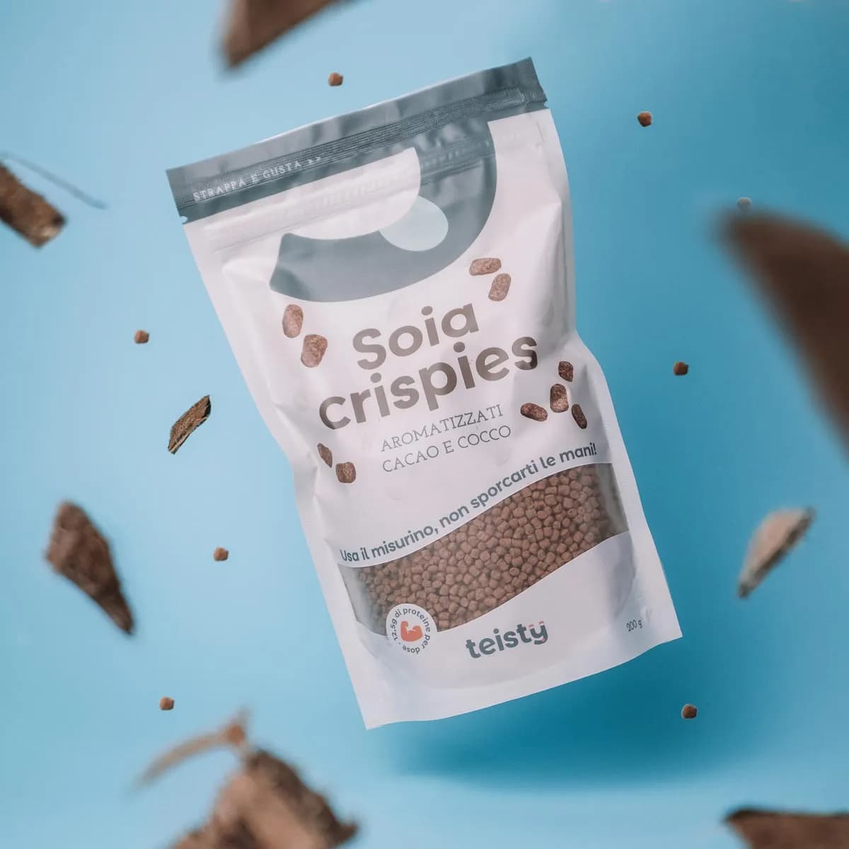 Soia Crispies Cioccolato e Cocco Teisty 200gr