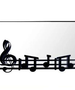 Specchio da Parete Musica Nero Goffrato ARTI E MESTIERI