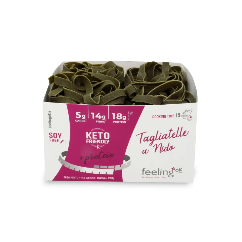 Tagliatelle agli Spinaci a Nido 200 Grammi – Feeling Ok