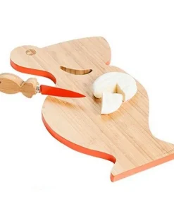 Tagliere in legno Bamboo con Coltello Pellicano Brandani gift