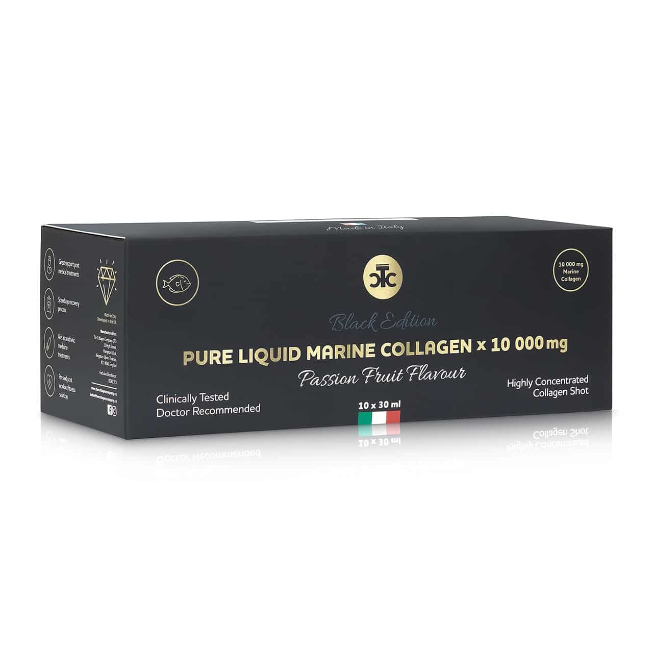 Collagene Marino Liquido Puro X 10 000μg – Gusto Frutto Della Passione 10 x30 ml