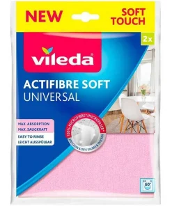 Panno Vileda Actifibre Soft Universale confezione da 2 Pz