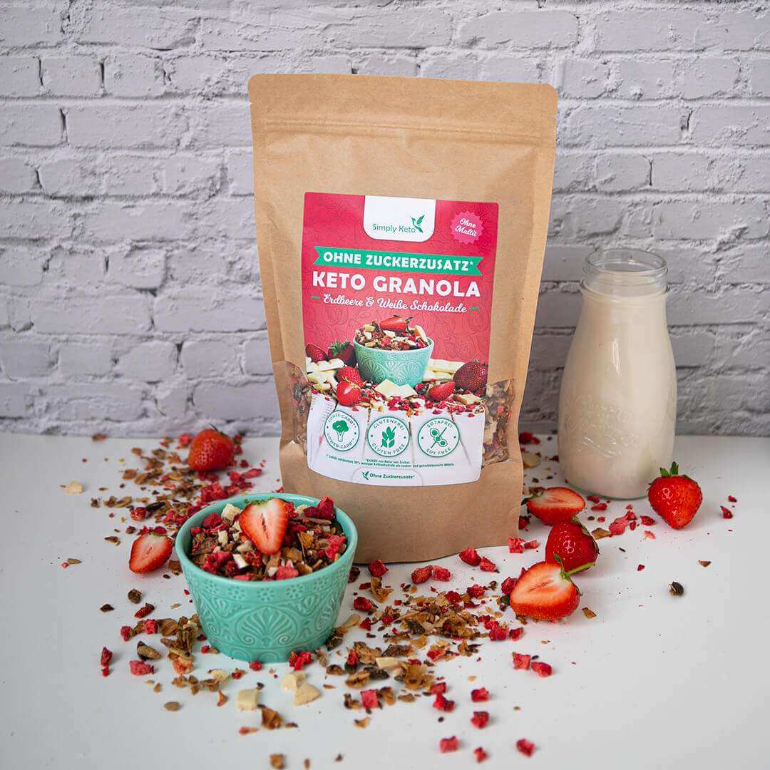 Granola Croccante Fragola e cioccolato bianco 500gr