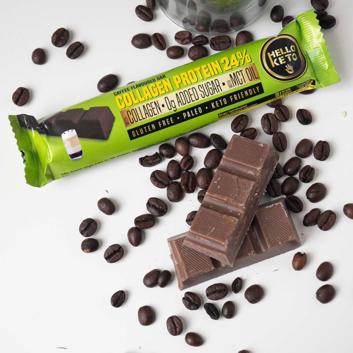 Barretta keto al caffè 40gr Hello Keto - immagine 4