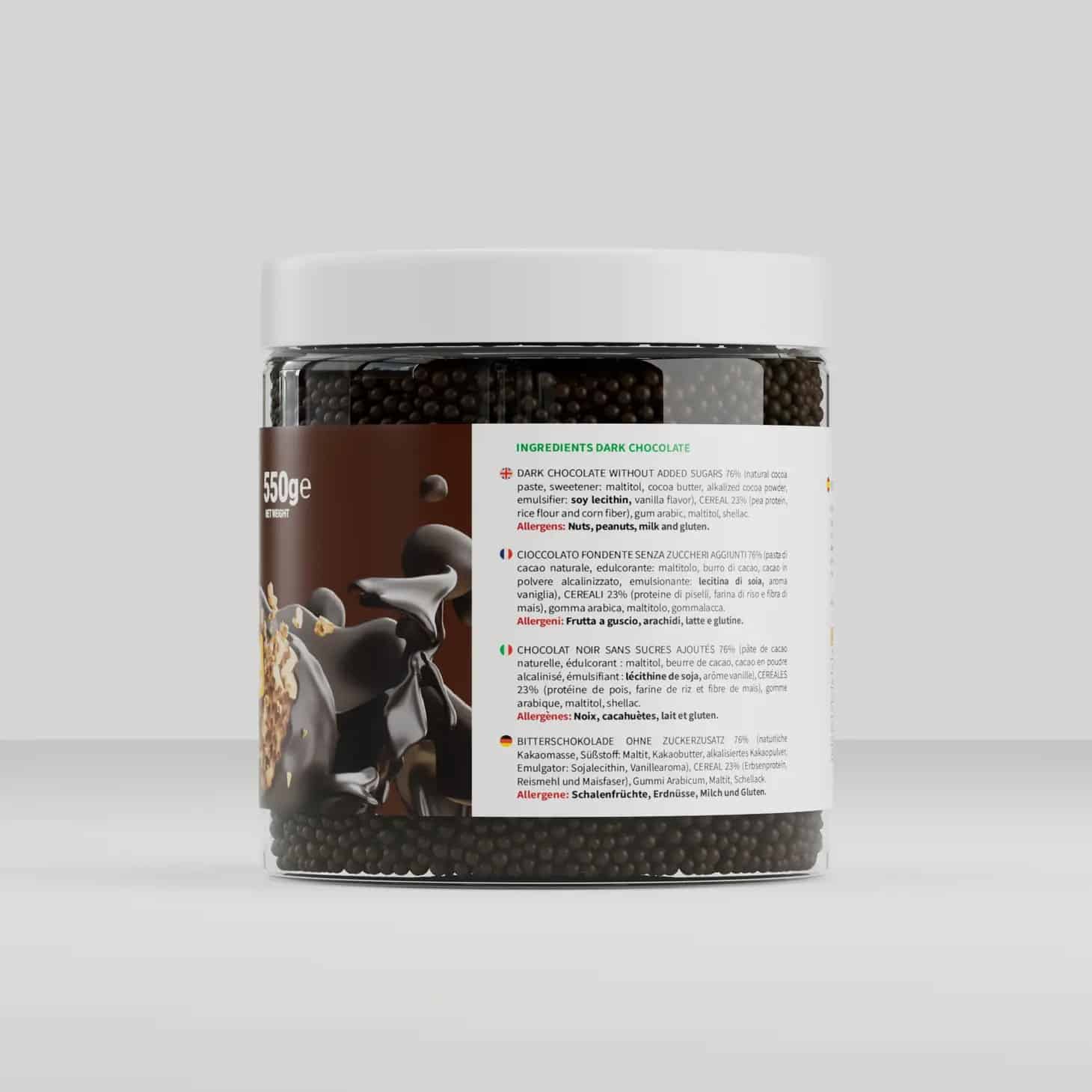 Protein Crunchies Dark Temptation 550g - immagine 3