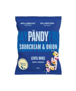 Anelli di lenticchie gusto di panna acida e cipolla 50gr