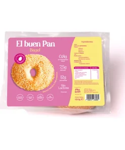 Keto Bagel con semi di sesamo senza glutine 2×75 gr – Ketonico