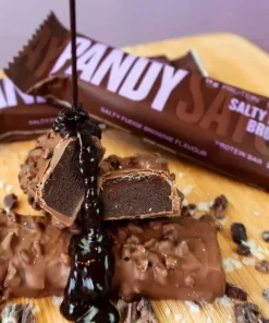 Barretta proteica al Fudge Brownie Salato 35gr – Pandy