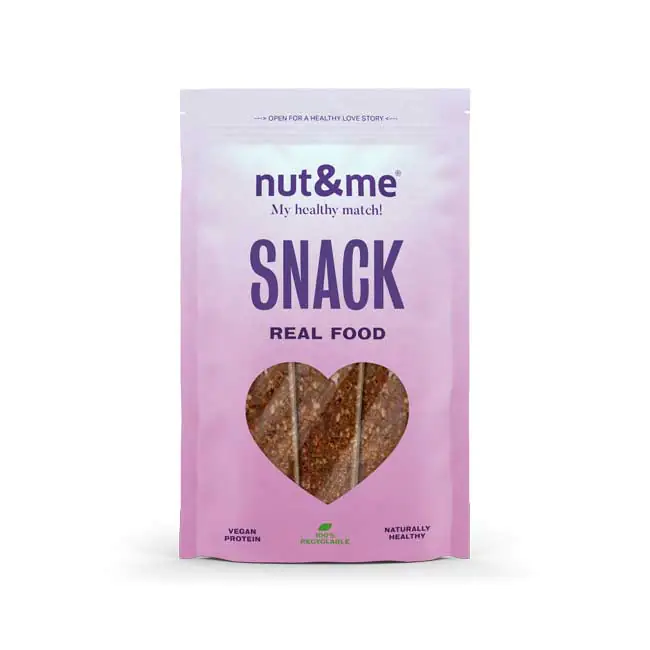 Barrette di mele ricche di fibre 225g Nut&Me