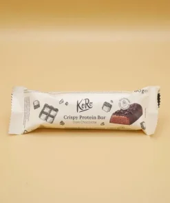 Barretta proteica crunchy al cioccolato fondente 60 g