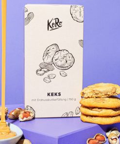 Biscotti ripieni di burro di arachidi 150g