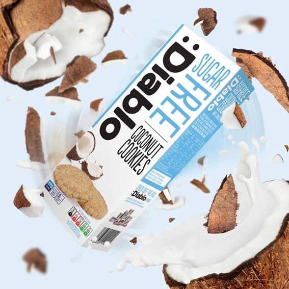 Biscotti al cocco Senza Zucchero Aggiunto 135gr Diablo