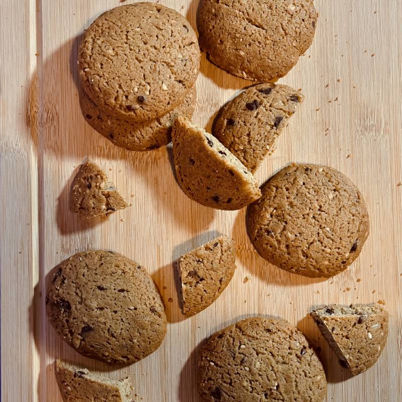 Biscotti Gocce di Cioccolato Ketosweet 220gr – Vecchia Ricetta - immagine 4