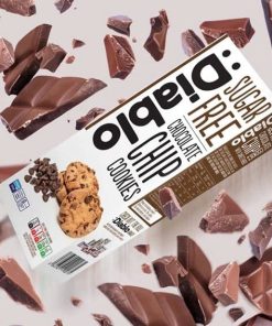 Biscotti con Gocce di Cioccolato Senza Zucchero Aggiunto 135gr Diablo