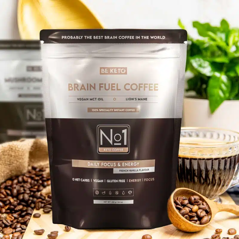 Caffè Keto Istantaneo Solubile 250gr – Brain Fuel (olio MCT e criniera di leone)