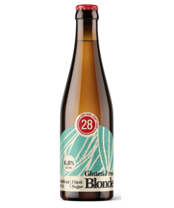 Birra Lowcarb e gluten free 28 Blonde 6.8% dorata 33cl
