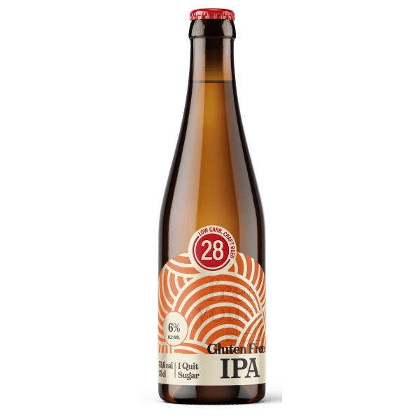 Birra Lowcarb e gluten free 28 Ipa 6% dorata 33cl