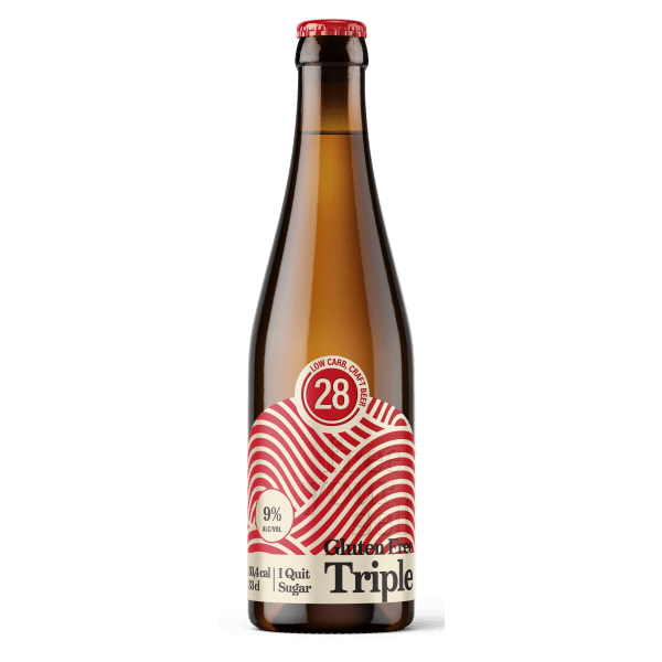 Birra Lowcarb e gluten free 28 Triple 9% ambrata 33cl