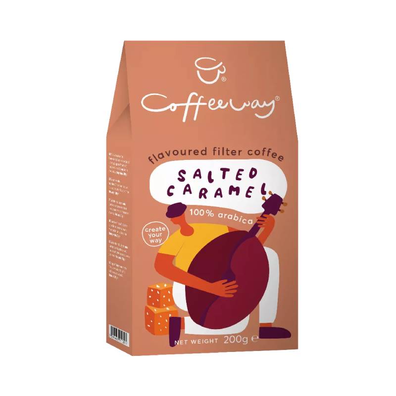 Caffè macinato aromatizzato al caramello salato 200g Beanies