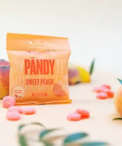 Caramelle Gommose Pesca senza zucchero 50gr – Pandy