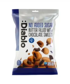 Caramelle al burro ripiene di cioccolato – Senza Zucchero 75g Diablo
