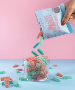 Caramelle Gommose Bottiglie Frizzanti senza zucchero 50gr