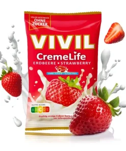 CremeLife Caramelle Dure alla fragola 110gr – Vivil