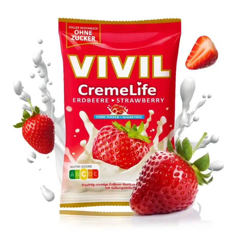 CremeLife Caramelle Dure alla fragola 110gr – Vivil
