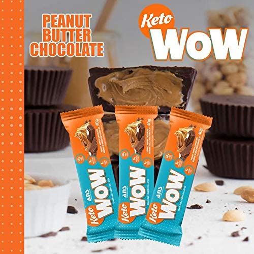 Keto Wow Bar – Cioccolato e Burro d’arachidi 40gr - immagine 3