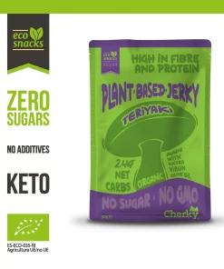 Keto Bastoncini di Carne secca a base vegetale Teryaki 30gr – Cherky