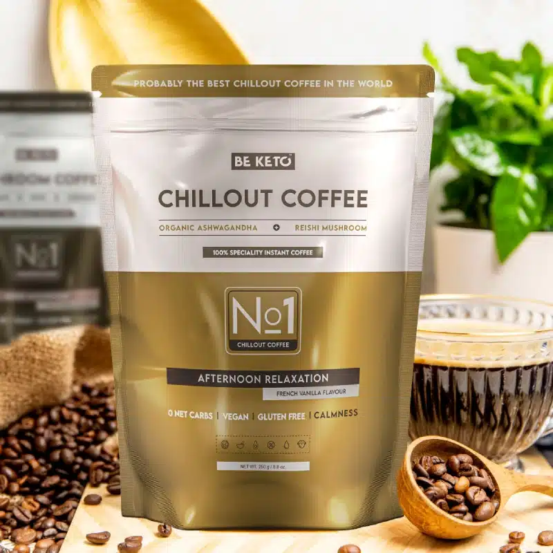Caffè Keto Istantaneo Solubile 250gr – Chillout (Reishi e Ashwagandha)