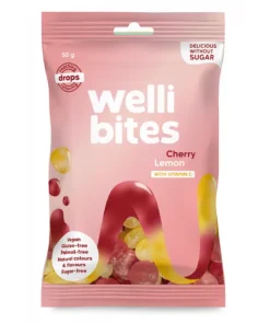 Gocce con vitamina C Ciliegia e Limone 50gr – Welli Bites