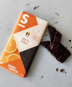 Cioccolata Keto Fondente Belga + Arancia 100 gr