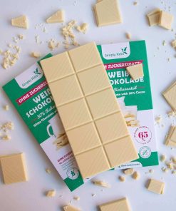 Cioccolato bianco keto 30% di cacao 125gr