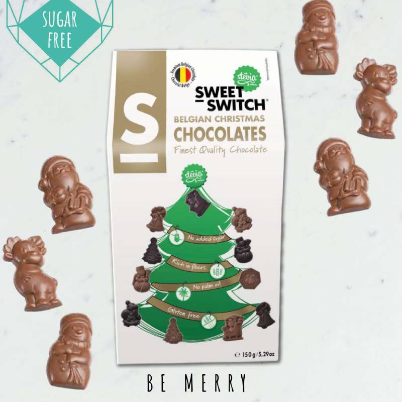 Cioccolate Natalizie Keto 150gr – Confezione Regalo