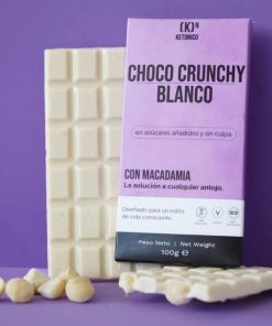 Tavoletta di cioccolato keto al cioccolato bianco e macadamia + Mct 100gr