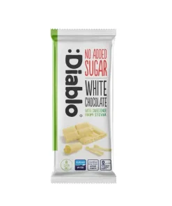 Cioccolato bianco senza zucchero 75gr Diablo
