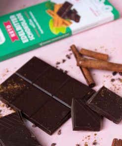 Cioccolato fondente Keto con cannella | 60% di cacao 125gr