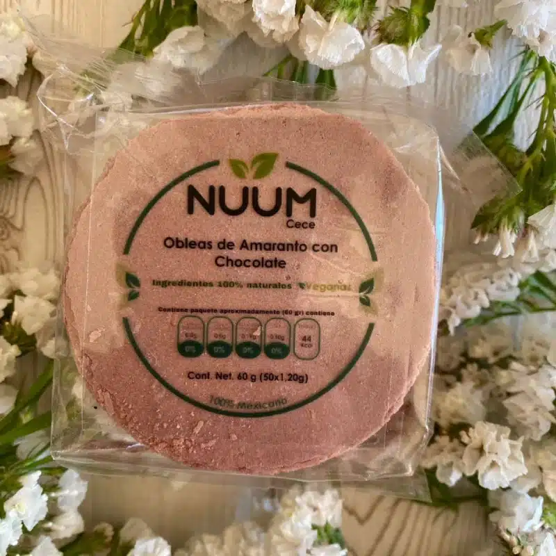 Wafer All’Amaranto Cioccolato 55g (50×1,20gr) Nuum