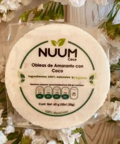 Wafer All’Amaranto Cocco 55g (50×1,20gr) Nuum