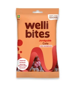 Caramelle senza zucchero Fragola e Cola 70gr – Welli Bites