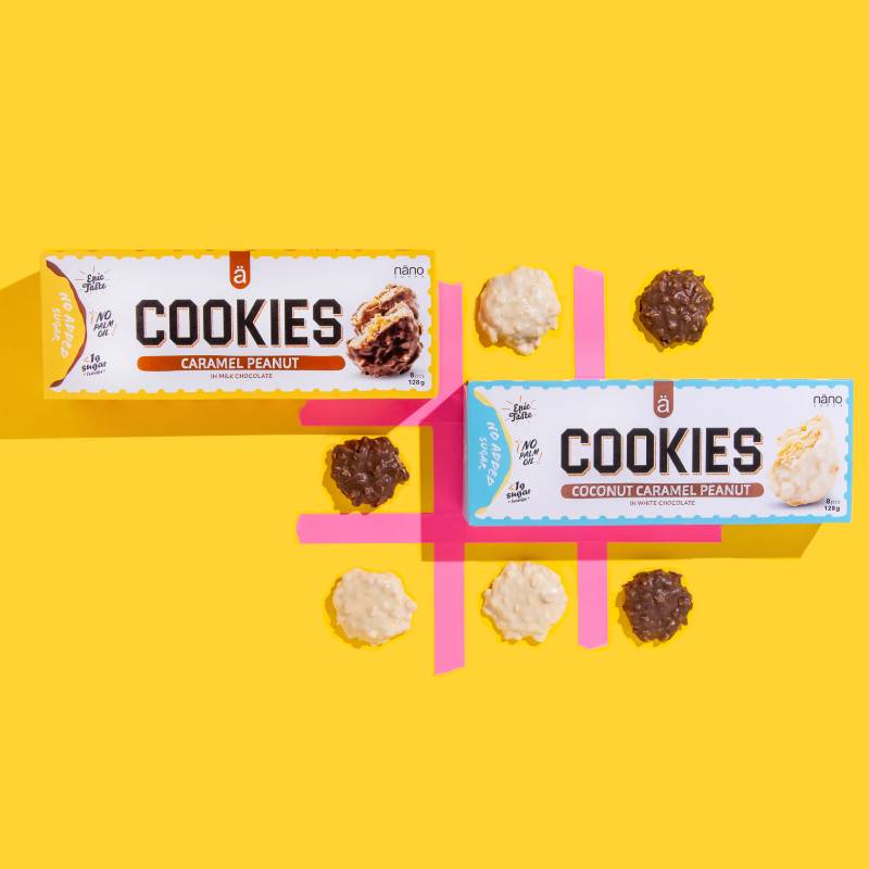 Protein Cookies 8x16gr – Nano Supps - immagine 2