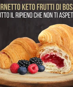 Cornetto Keto Ripieno Frutti di Bosco 42 g