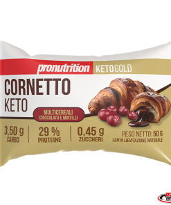 Cornetto Keto Multicereali al Mirtillo 50gr – Pro Nutrition