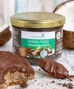 Crema cocco e cioccolato keto con Olio MCT 230g